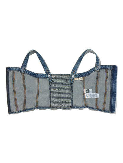 SCULPTED デニム ビスチェ