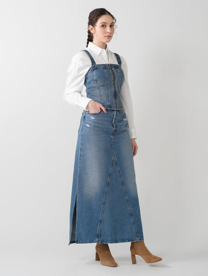 SCULPTED デニム ビスチェ