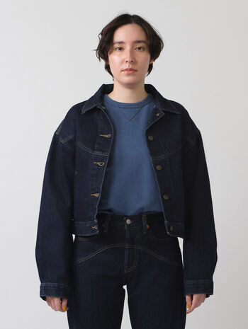 SHRUNKEN 90S トラッカージャケット ダークインディゴ