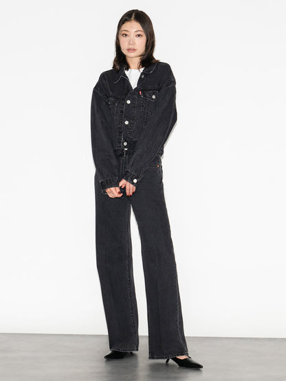 MARIE’S CLOSET 飯豊まりえ別注 SHRUNKEN 90S トラッカージャケット IM ブラック