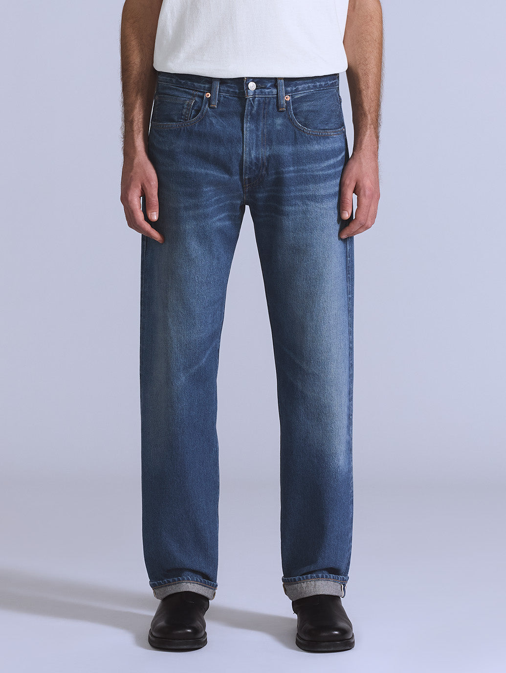 BLUETAB™ ANCHOR RELAXED ジーンズ ミディアムインディゴ MADE IN JAPAN