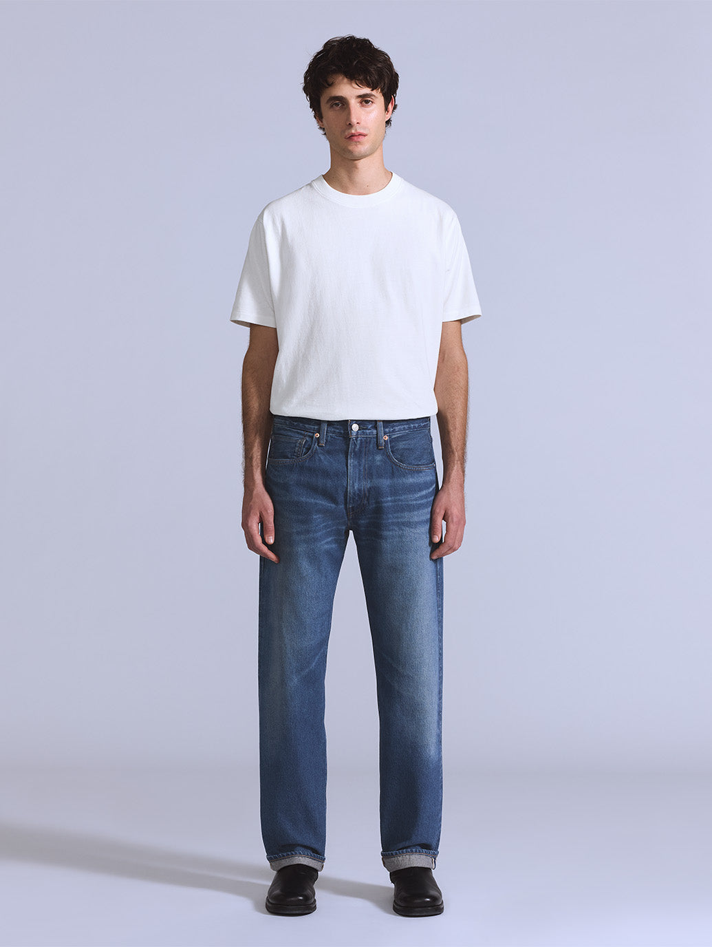 BLUETAB™ ANCHOR RELAXED ジーンズ ミディアムインディゴ MADE IN JAPAN