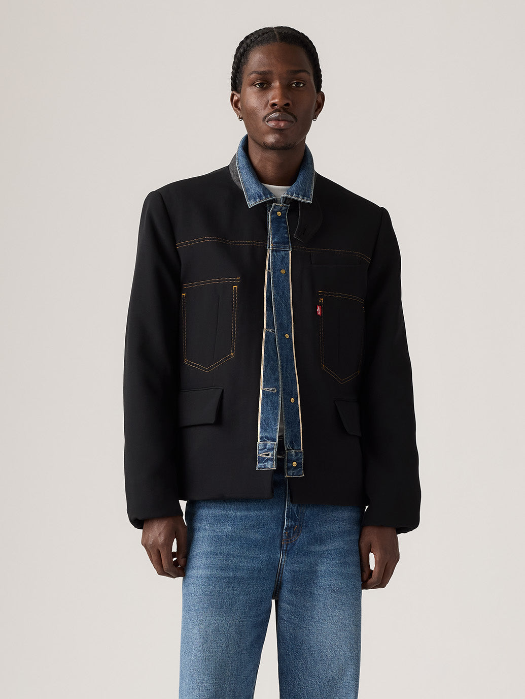 Levi's® x sacai Men's Denim x Matelasse Twill Reversible Blouson