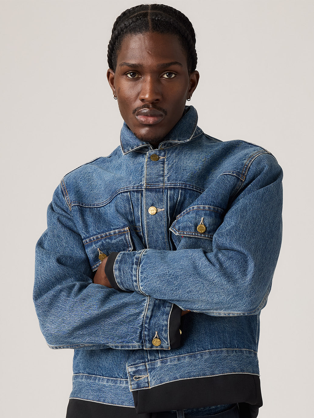 Levi's® x sacai Men's Denim x Matelasse Twill Reversible Blouson