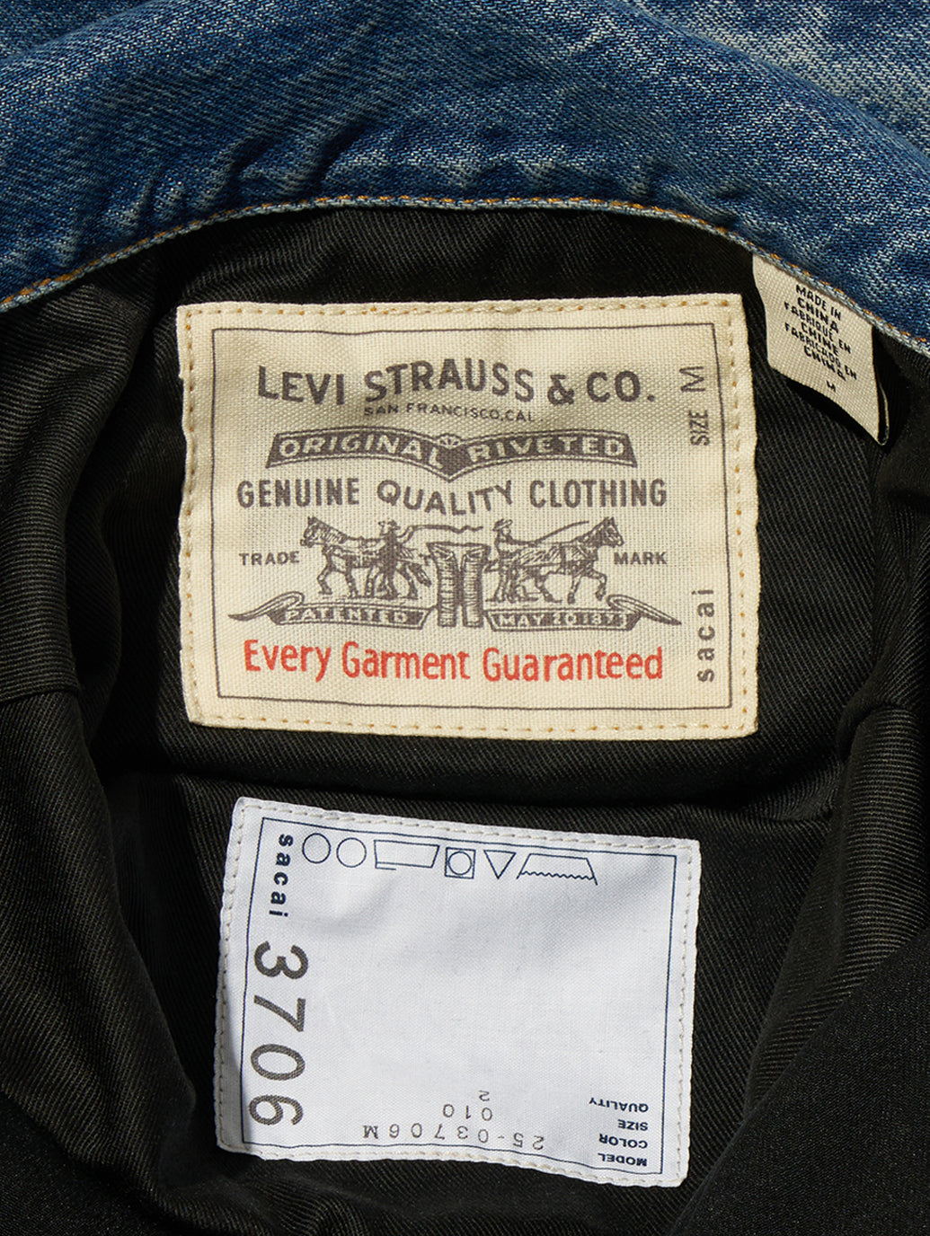 Levi's® x sacai Men's Denim x Matelasse Twill Reversible Blouson