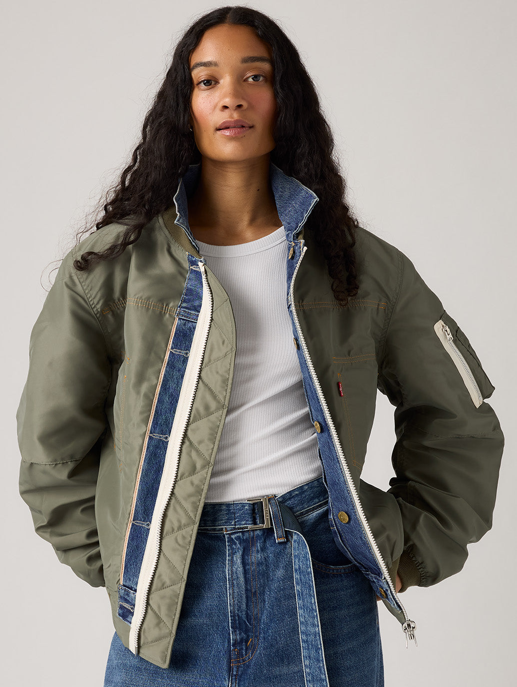 Levi's® x sacai Men's Denim x Nylon Twill Reversible Blouson