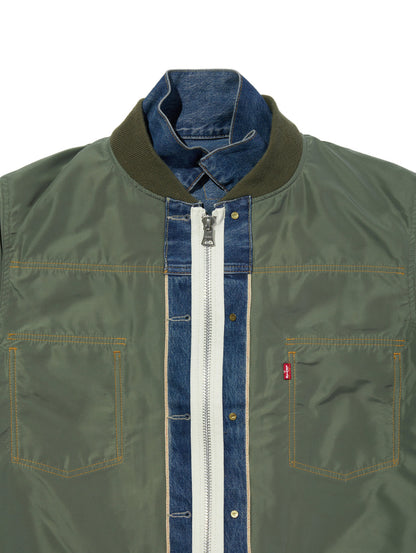 Levi's® x sacai Men's Denim x Nylon Twill Reversible Blouson