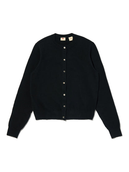 スーパーソフト クルーネックカーディガン