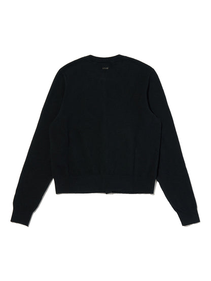 スーパーソフト クルーネックカーディガン