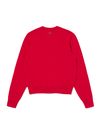 スーパーソフト クルーネックカーディガン