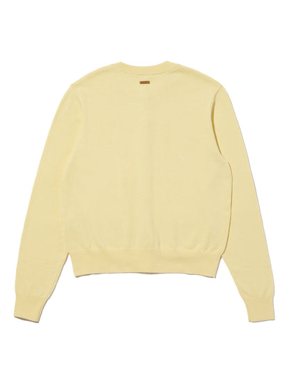 スーパーソフト クルーネックカーディガン