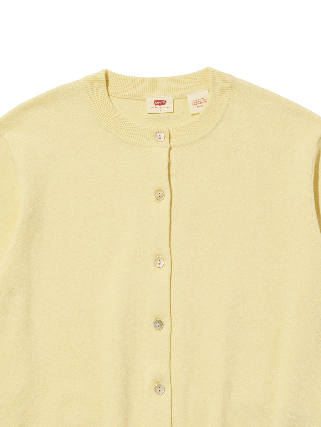 スーパーソフト クルーネックカーディガン