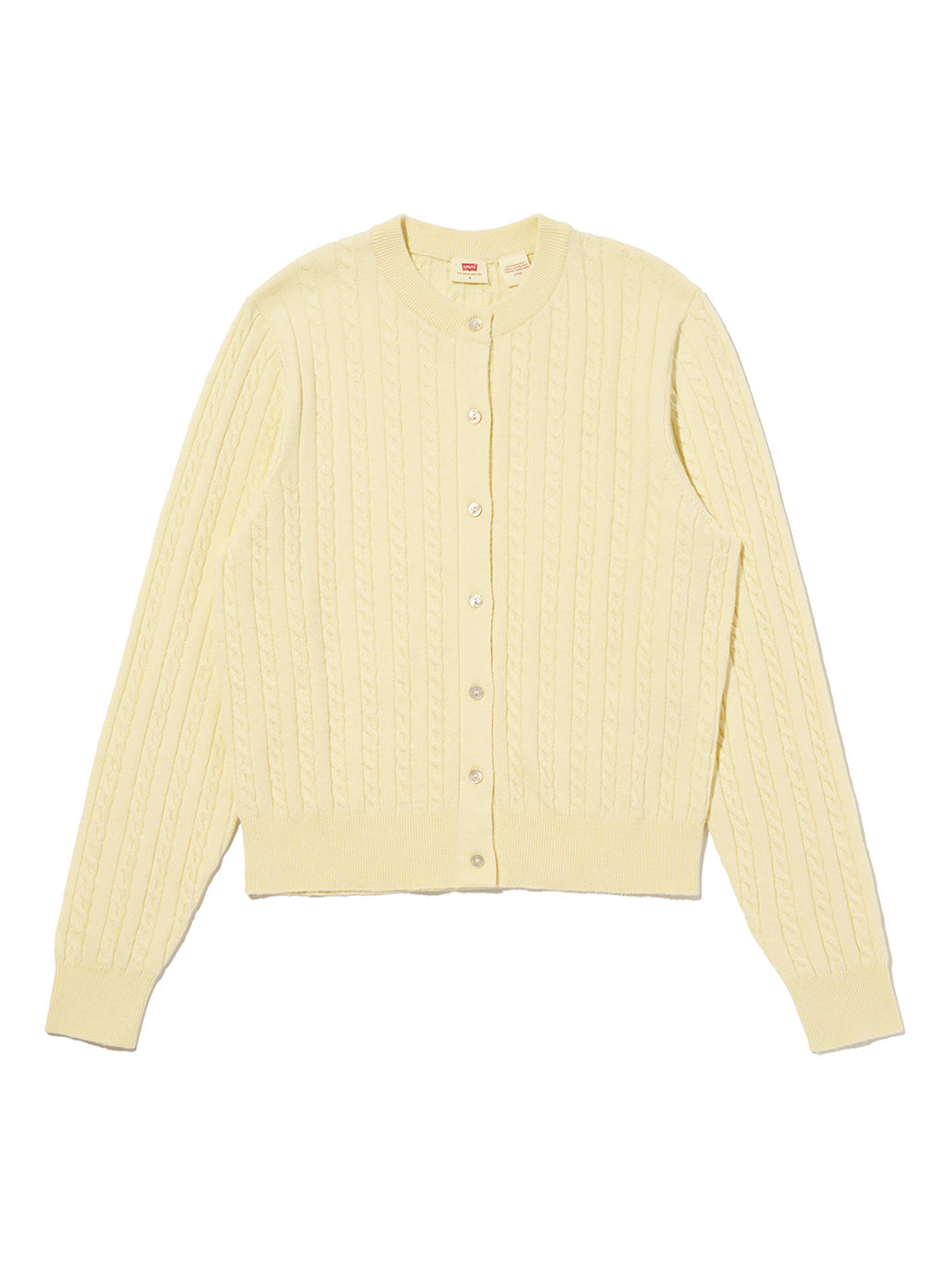 スーパーソフト クルーネックカーディガン