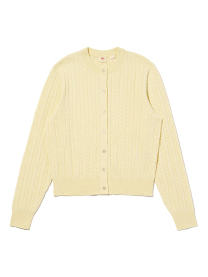 スーパーソフト クルーネックカーディガン