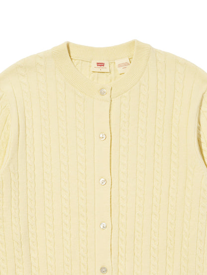 スーパーソフト クルーネックカーディガン