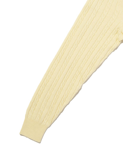 スーパーソフト クルーネックカーディガン