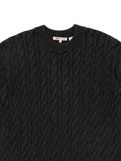 ボーイフレンド ケーブルクルーネック プルオーバー