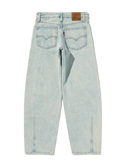 BAGGY DAD バレルジーンズ ライトインディゴ