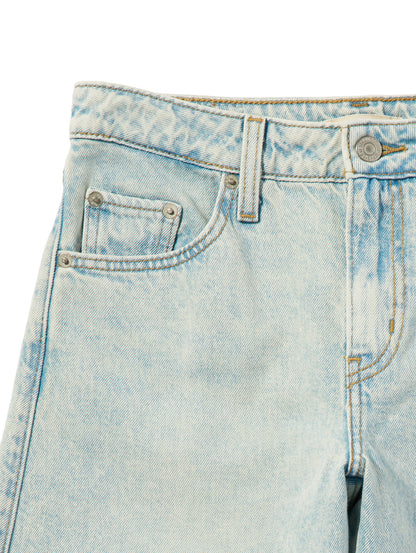 BAGGY DAD バレルジーンズ ライトインディゴ