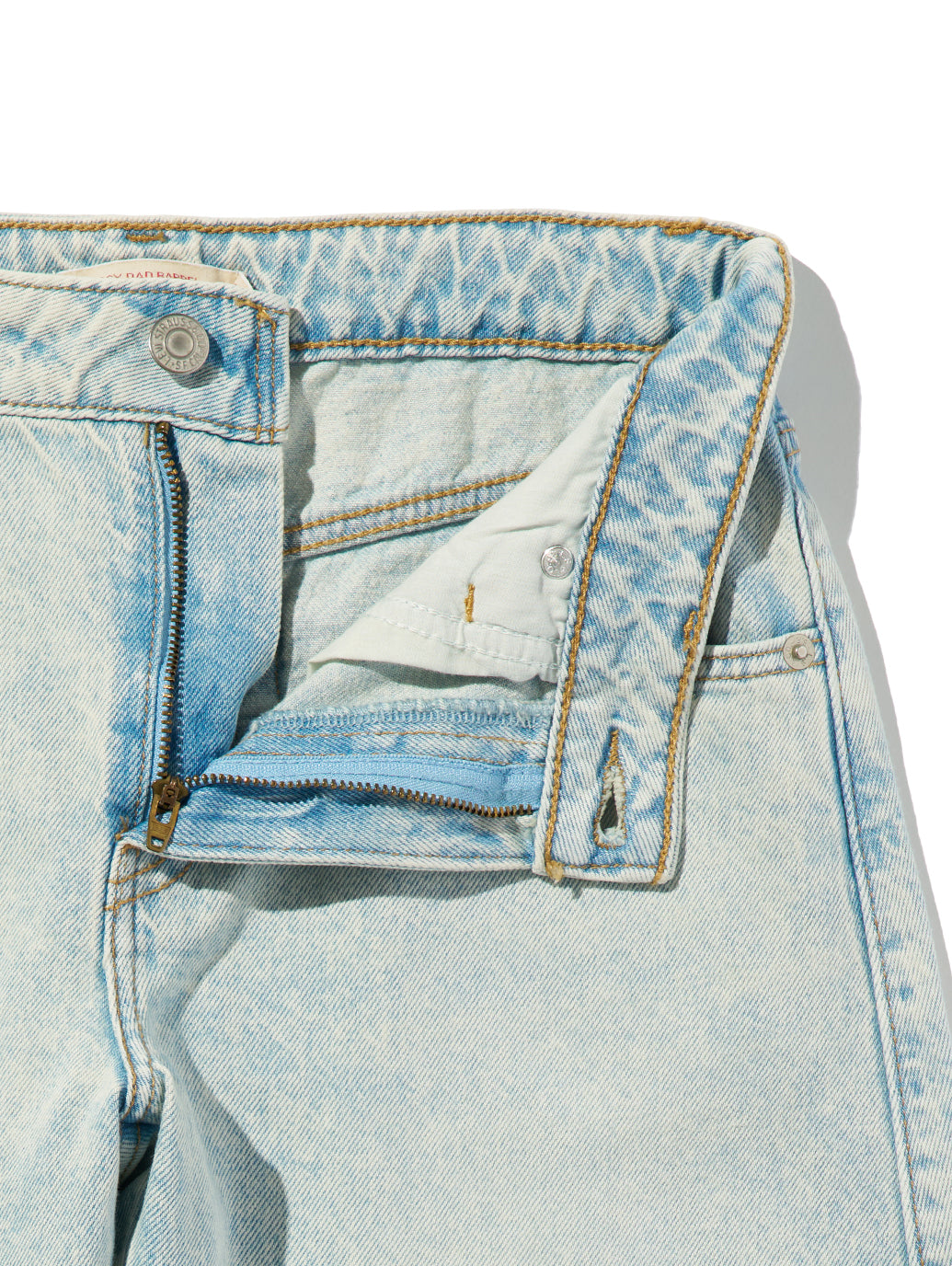 BAGGY DAD バレルジーンズ ライトインディゴ