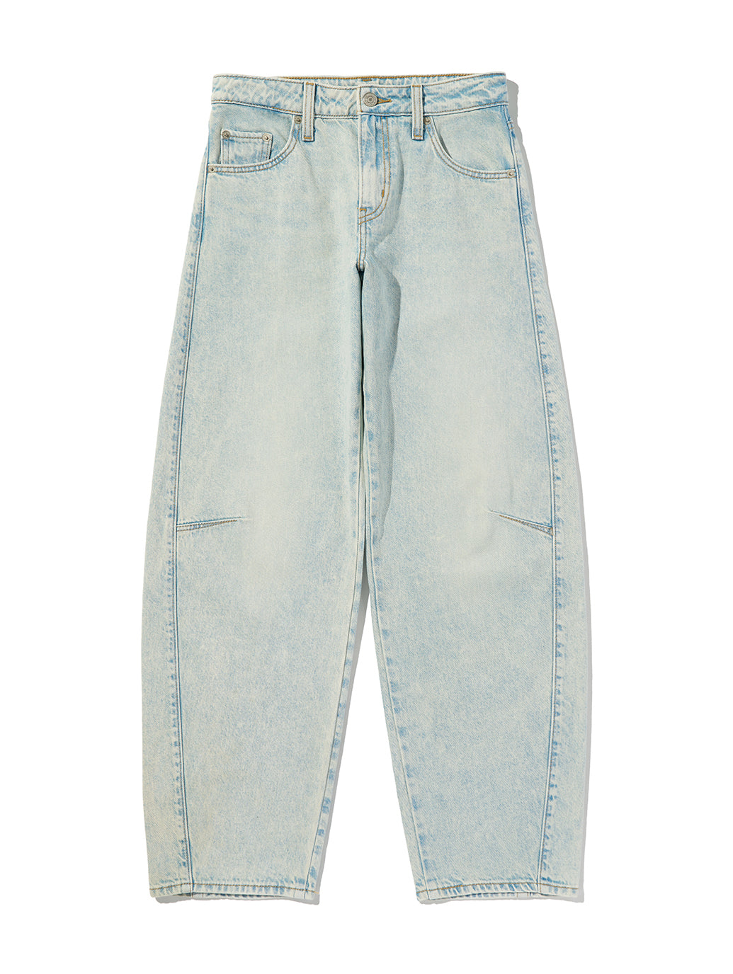 BAGGY DAD バレルジーンズ ライトインディゴ