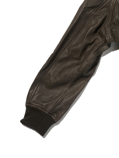 CLAYTON レザー アビエーター ジャケット