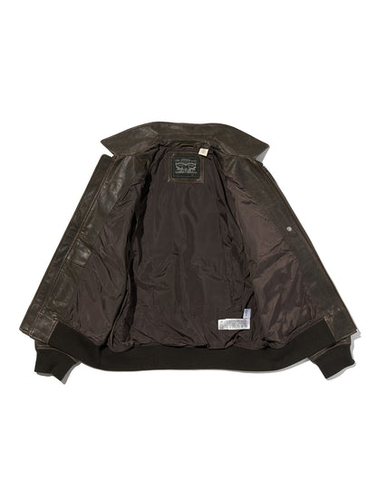 CLAYTON レザー アビエーター ジャケット