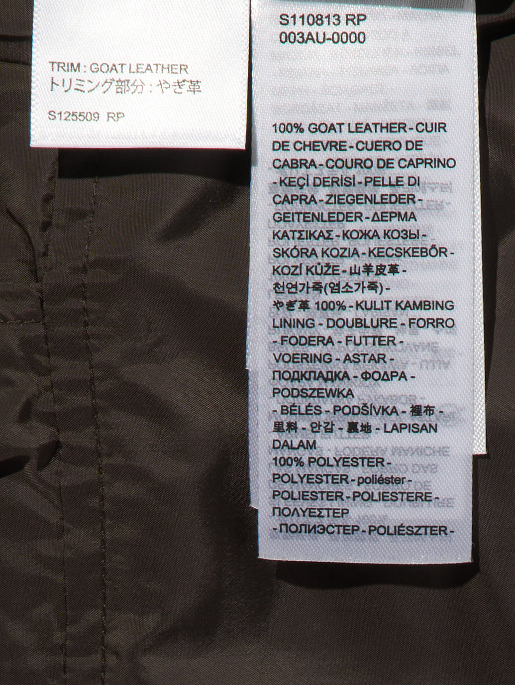 CLAYTON レザー アビエーター ジャケット