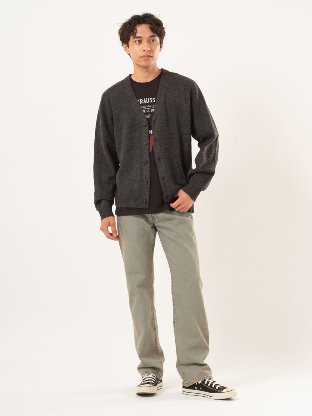 バレンシアカーディガン グレー