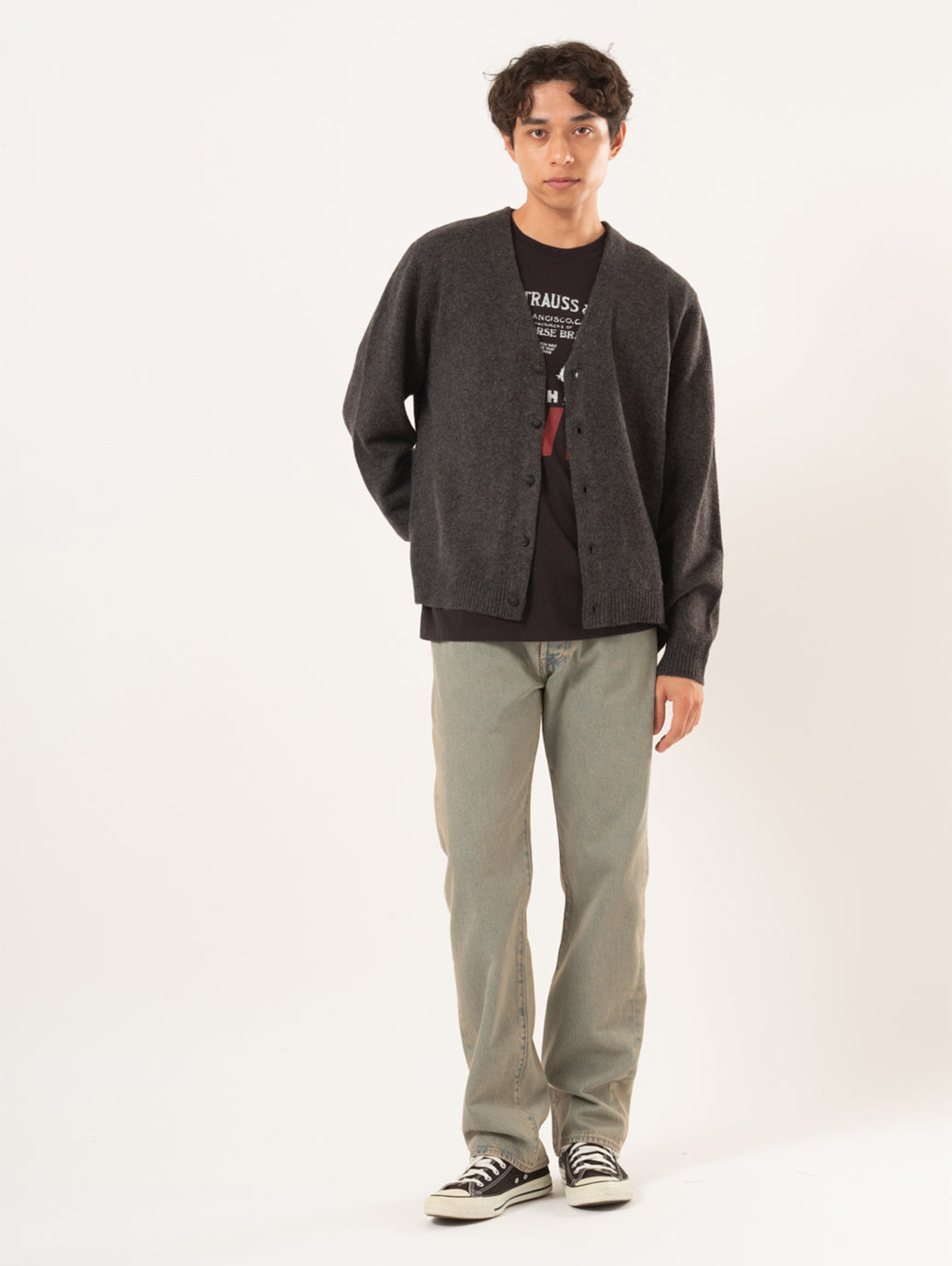 バレンシアカーディガン グレー