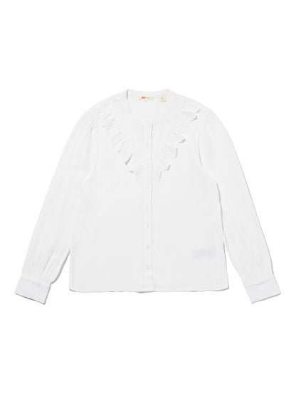 ヨーク柄 ブラウス