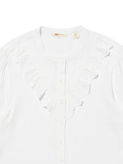 ヨーク柄 ブラウス