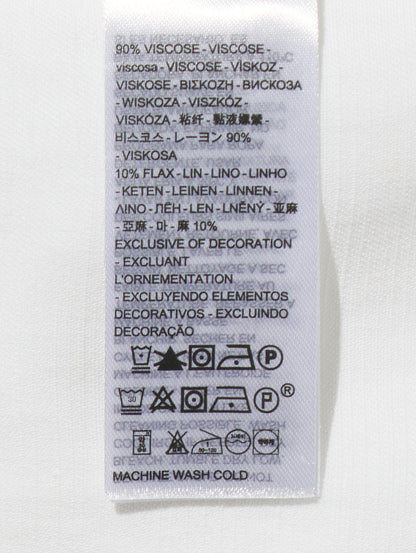 ヨーク柄 ブラウス