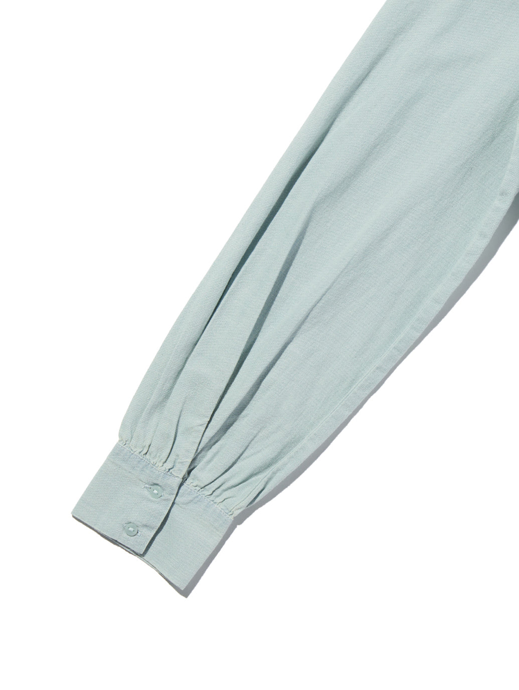 ヨーク柄 ブラウス ミディアムインディゴ