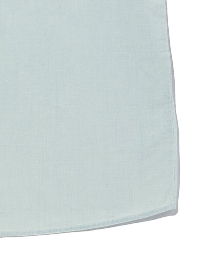 ヨーク柄 ブラウス ミディアムインディゴ