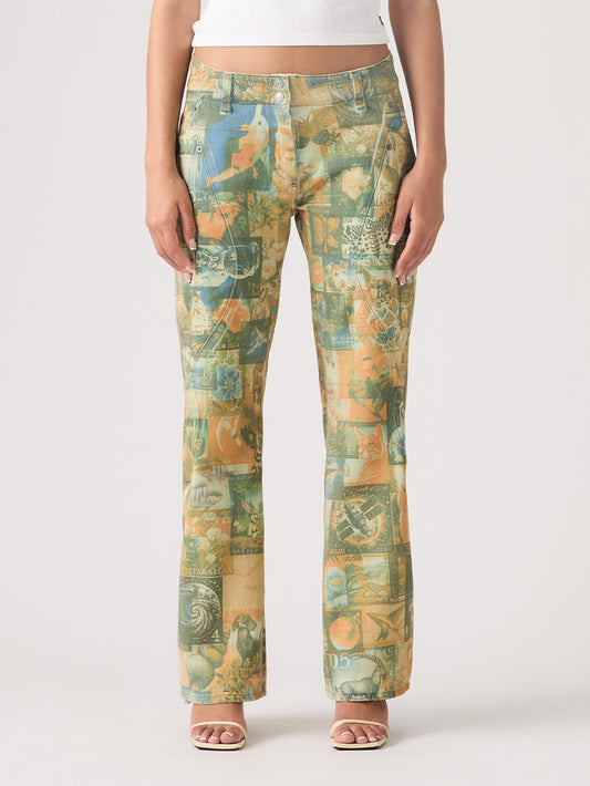 LEVI’S® x KIKO KOSTADINOV カリーナ フレア プリント ジーンズ