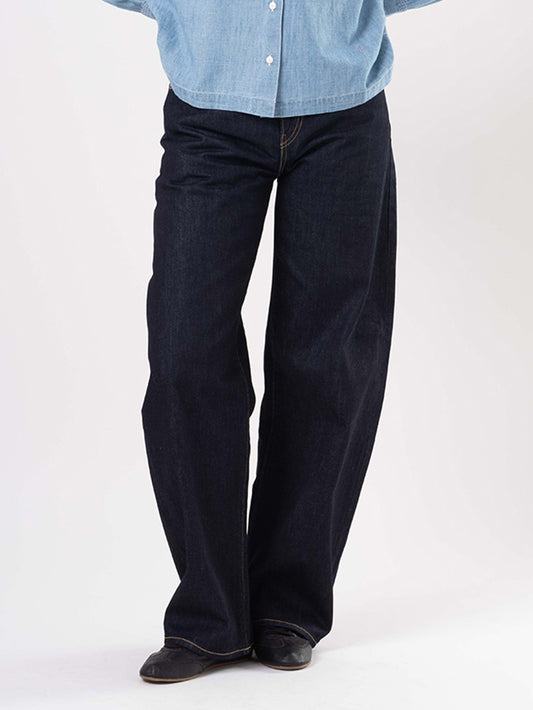 BLUETAB™ バレルジーンズ ダークインディゴ