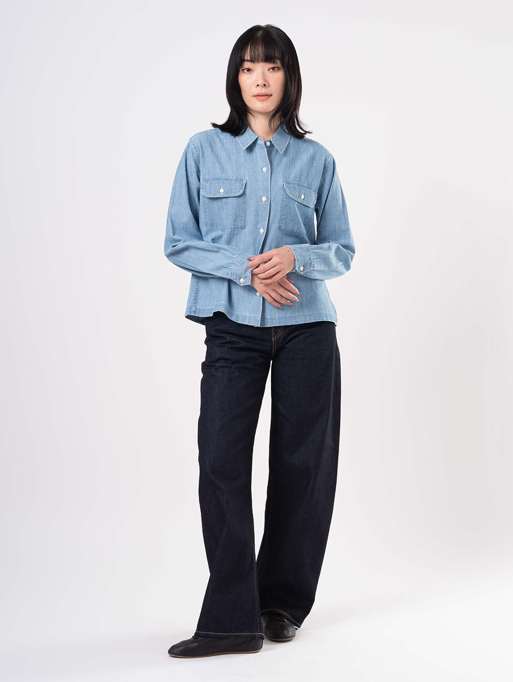 BLUETAB™ バレルジーンズ ダークインディゴ