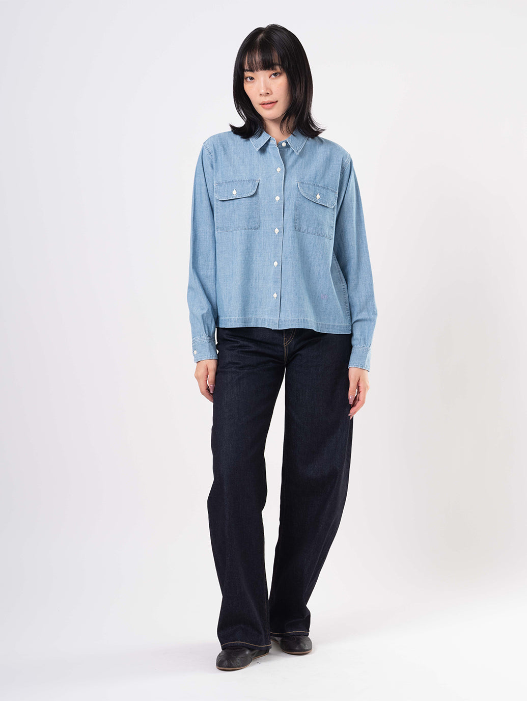 BLUETAB™ バレルジーンズ ダークインディゴ