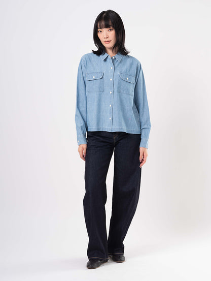 BLUETAB™ バレルジーンズ ダークインディゴ