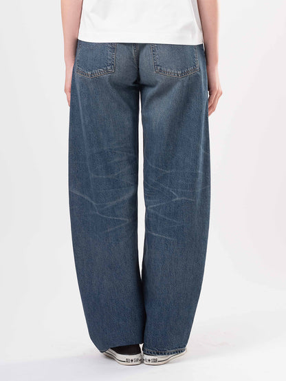 BLUETAB™ DROP バレルジーンズ ミディアムインディゴ MADE IN JAPAN