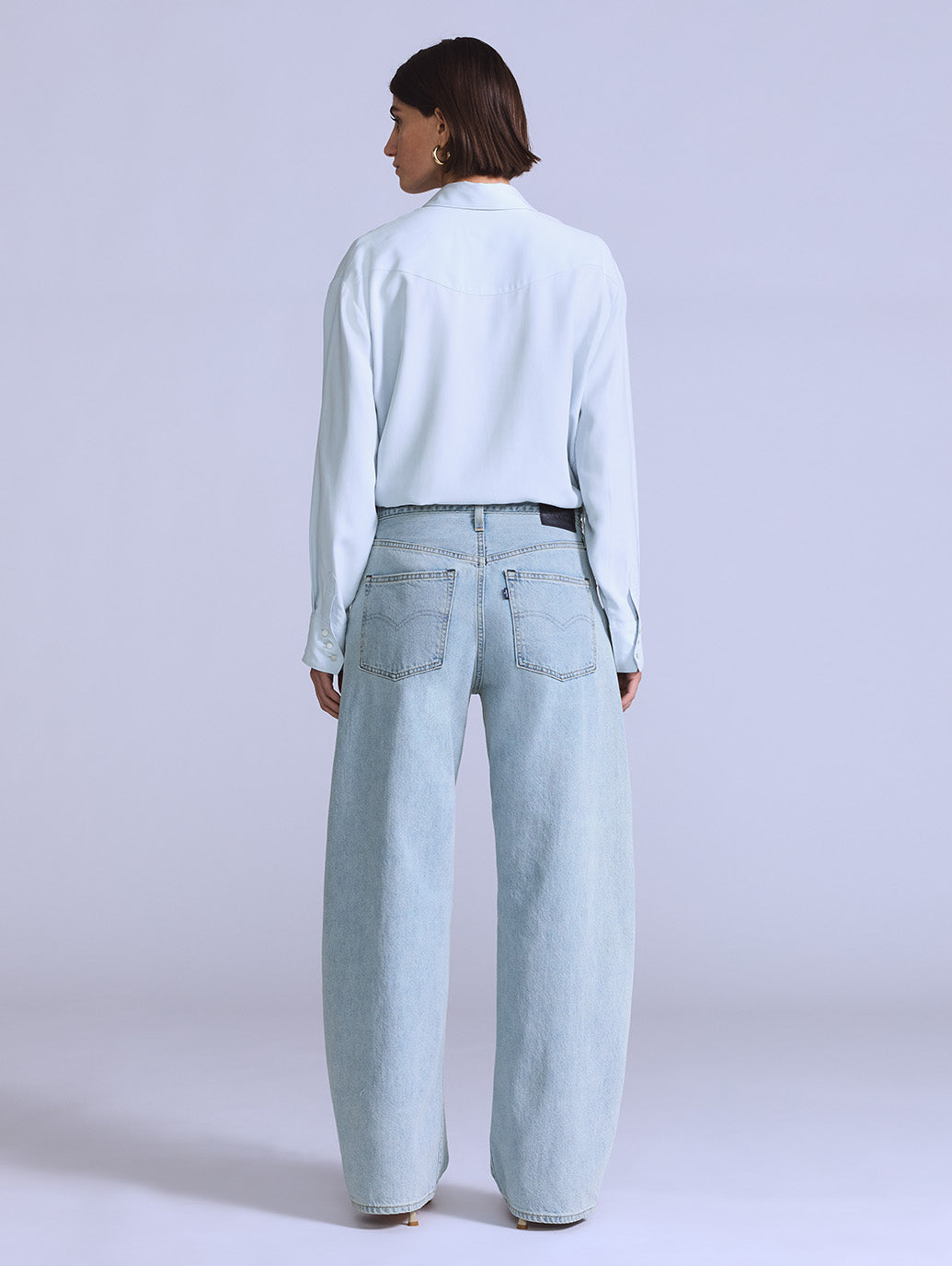 BLUETAB™ DROP バレルジーンズ ライトインディゴ
