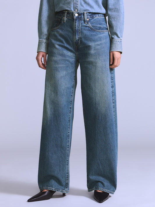 BLUETAB™ バレルジーンズ ミディアムインディゴ MADE IN JAPAN