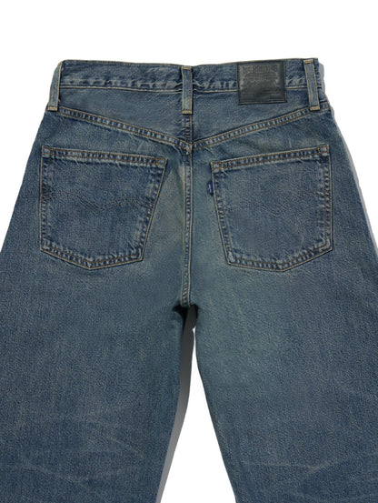 BLUETAB™ DROP バレルジーンズ ミディアムインディゴ MADE IN JAPAN