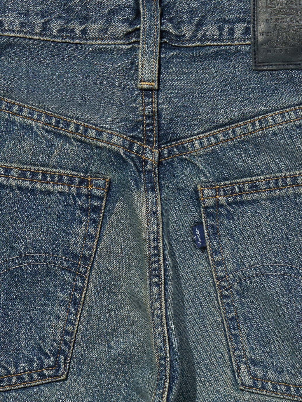 BLUETAB™ DROP バレルジーンズ ミディアムインディゴ MADE IN JAPAN