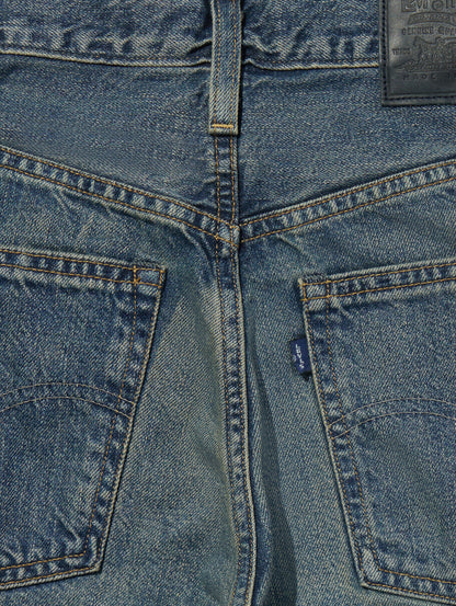 BLUETAB™ DROP バレルジーンズ ミディアムインディゴ MADE IN JAPAN