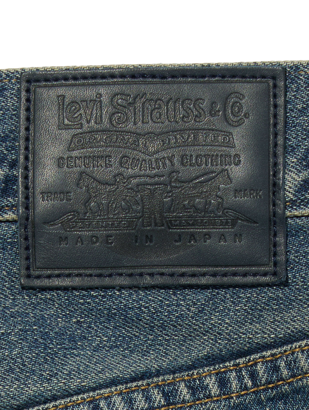 BLUETAB™ DROP バレルジーンズ ミディアムインディゴ MADE IN JAPAN