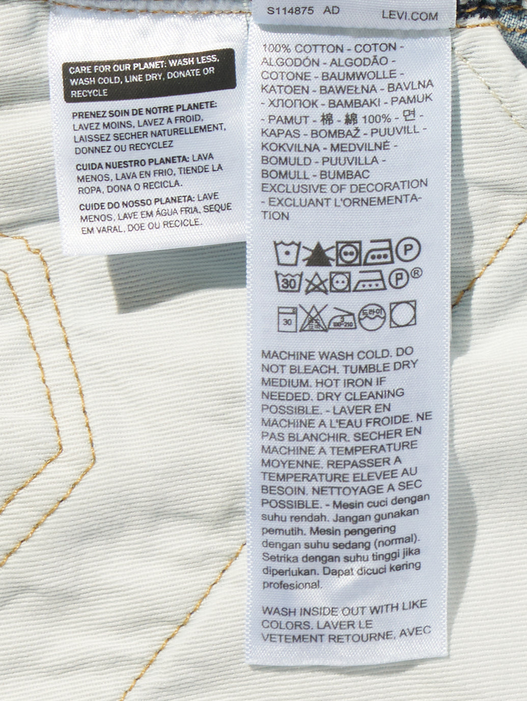 BLUETAB™ DROP バレルジーンズ ライトインディゴ