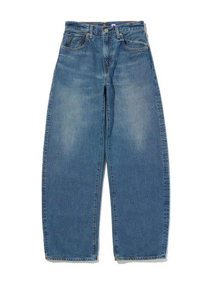 BLUETAB™ DROP バレルジーンズ ミディアムインディゴ MADE IN JAPAN