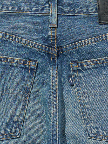 BLUETAB™ DROP バレルジーンズ ミディアムインディゴ MADE IN JAPAN